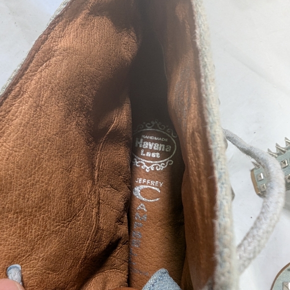 Jeffrey Campbell denim Lita spike shoes size 7.5M - Picture 8 of 13